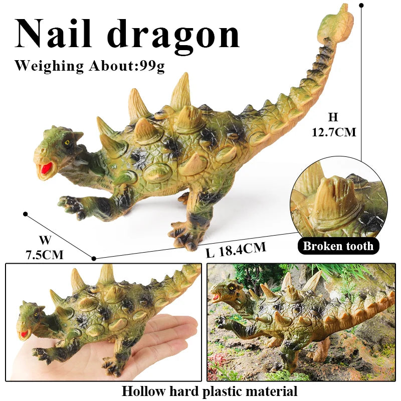 Oenux Jurassic Dinosaurs Indominus Rex Mosasaurus Saichania Dilophosauridae Spinosaurus Model Action Figures Collection Kid Toy