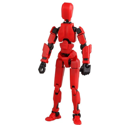 Articulated Action Figure Dummy with 13 Movable Joints