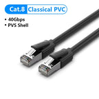 Vention Cat8 Ethernet Cable SFTP 40Gbps 2000MHz Cat 8 RJ45 Network Lan Patch Cord for Router Modem Internet RJ 45 Ethernet Cable