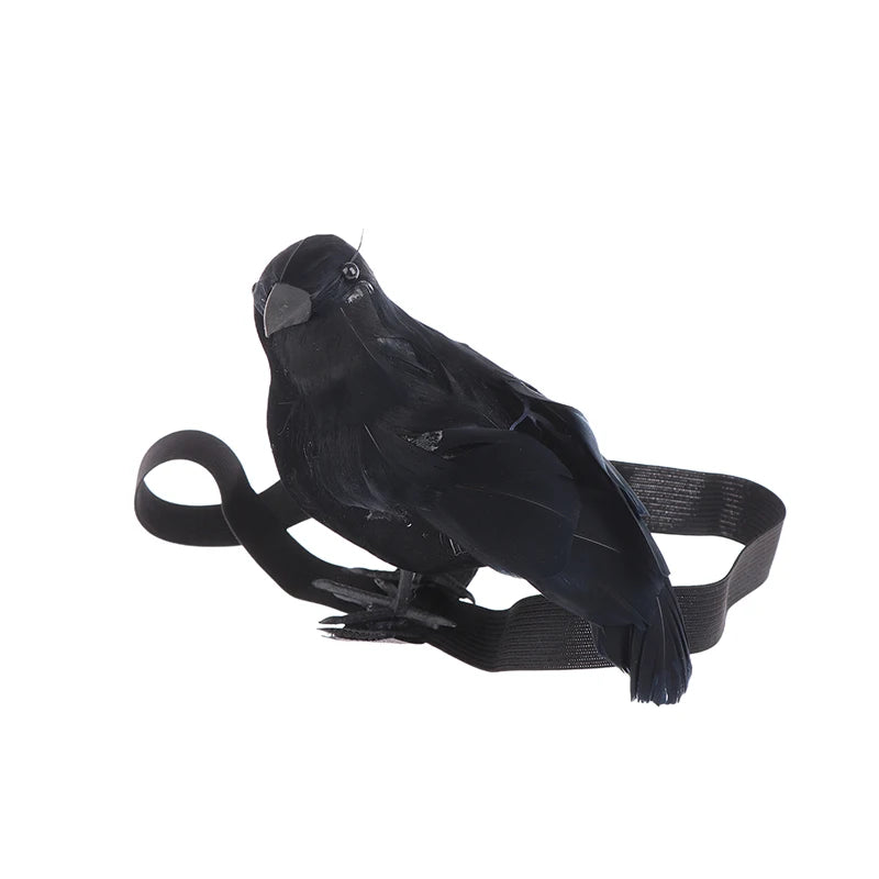 Halloween Party Costumes Black Crow with Shoulder Strap Decoration Cosplay Props