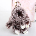 Pendant Plush Toy Bags Pendant Jewelry Ornament Fluffy Toy Doll Plush Bunny Keyring Plush Bunny Keychain Rabbit Fur Keychain