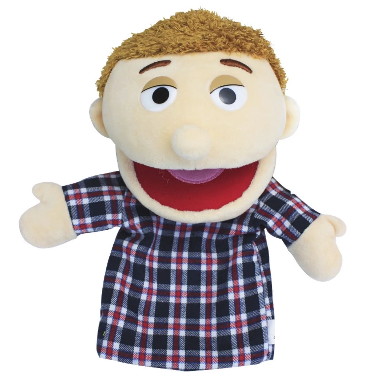 25cm Sweet Family Hand Puppet Dolls Early Education Learning Stuffed Plush Toys Cospaly Hand Finger Puppets for Children Gifts
