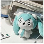 Hatsune Miku Anime Kawaii Mini Q Version Student School Bag Plush Doll Pendant Doll Keychain Girl Gift Accessories for Friends
