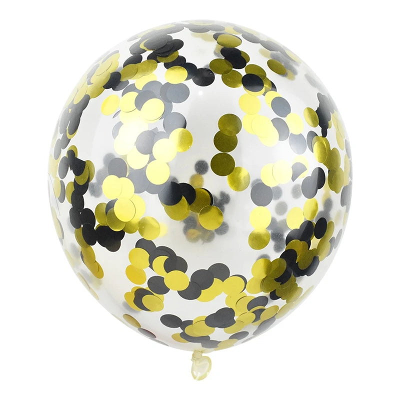 Gold Silver Confetti Balloons Glitter Sequin Globos Helium Balloon Birthday Party Halloween Christmas Party  Wedding Decorations