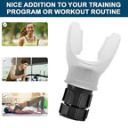 Portable Lung Breathing Exerciser Adjustable Resistance Respiratory Trainer
