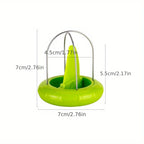 Fast Fruit Kiwi Cutter Peeler Slicer Kitchen Gadgets Stainless Steel Kiwi Peeling Tools Kitchen Creative Fruit Peeler