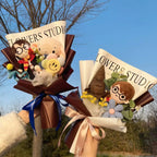 Anime Figures Harry Potter Stuffed Dolls Creative Handmade Bouquet Valentine Graduation Birthday Gifts For Kids