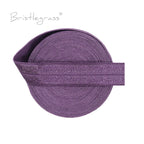 BRISTLEGRASS 2 5 10 Yard 5/8" 15mm Solid FOE Shiny Fold Over Elastic Spandex Satin Band Hair Tie Headband Dress Sewing Lace Trim