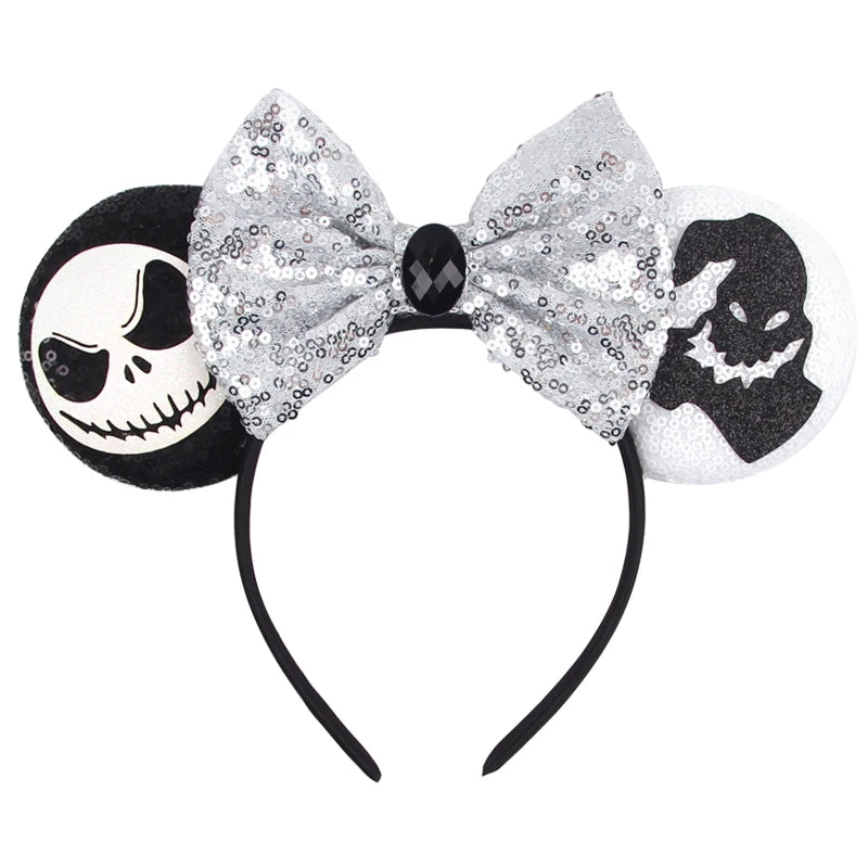Nieuwste Mickey Mouse Oren Hoofdband Kid Adult Festival Party Pailletten Strik Haarband Vrouwen Baby Girl Party Haar Accessories
