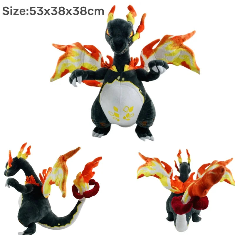 Black Pokemon Stuffed Toys Pikachu Umbreon Psyduck Snorlax Mew Rayquaza Charizard Greninja Darkrai Rillaboom Plush Soft Toy