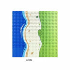 Baseplates 32x32 16x32 Dots Classic Base Plates MOC Bricks City Dimensions Building Blocks Figures Construction Toys