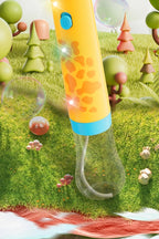 Cartoon Dinosaur Giraffe Bubble Blowing Machine for Children, Fully Automatic Handheld Bubble Stick, Luminous Bubble Toy