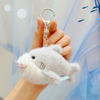 Plush Key Chains Bag Hanging Pendant Car Key Ring Mini Rabbit Hair Bow Bag Strap Cute Bunny Couple Keychain