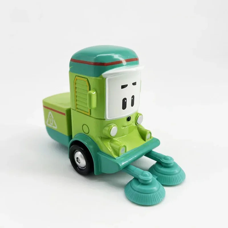 19 Style Silverlit Robocar Korea Kids Toys Robot Roy Haley Anime Metal Action Figure Cartoon Toy Car for Children Best Gift