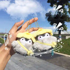 Cute Penguin Plush Key Ring Tourist Hat Penguin Keychain For Girls Gifts Creative School Bag Keychain
