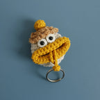Cute Fruit Series Sausage Mouth Doll Crochet Keychains Custom Knitting Bag For Car Keys Holder Funny Doll Bag For Keys Storage