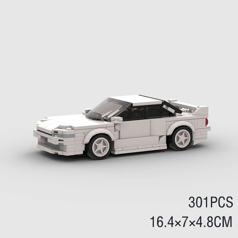 City Technical Speed World Famous Car Building Blocks Racing Fast And Furious Moc Brick Vehicle A80 Supra V2 Toys Kid