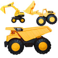 Medium-sized Engineering Vehicle Set Excavator Engineering Vehicle Bulldozer Set Boy Beach Toy Sliding Toy Car Strong And Fall-r
