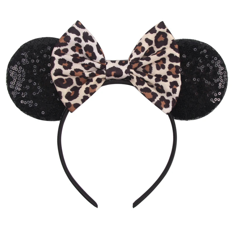 2026 Chic Embroidery Sequin Ears Headband Classical DOT Bow Hairband For Girls Women Party Head Wear Kids DIY Hair Accessories
