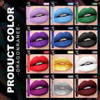 Waterproof and Easy To Color Halloween Makeup Sexy Red Vampire Liquid Lipstick Matte White Black Lip Gloss Facial Body Painting