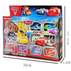 New Disney Pixar Cars 3 Rebound Cars 12 Piece Series Lightning McQueen Jackson Storm Plastic Car Model Toy Boutique Gift Box  ﻿@
