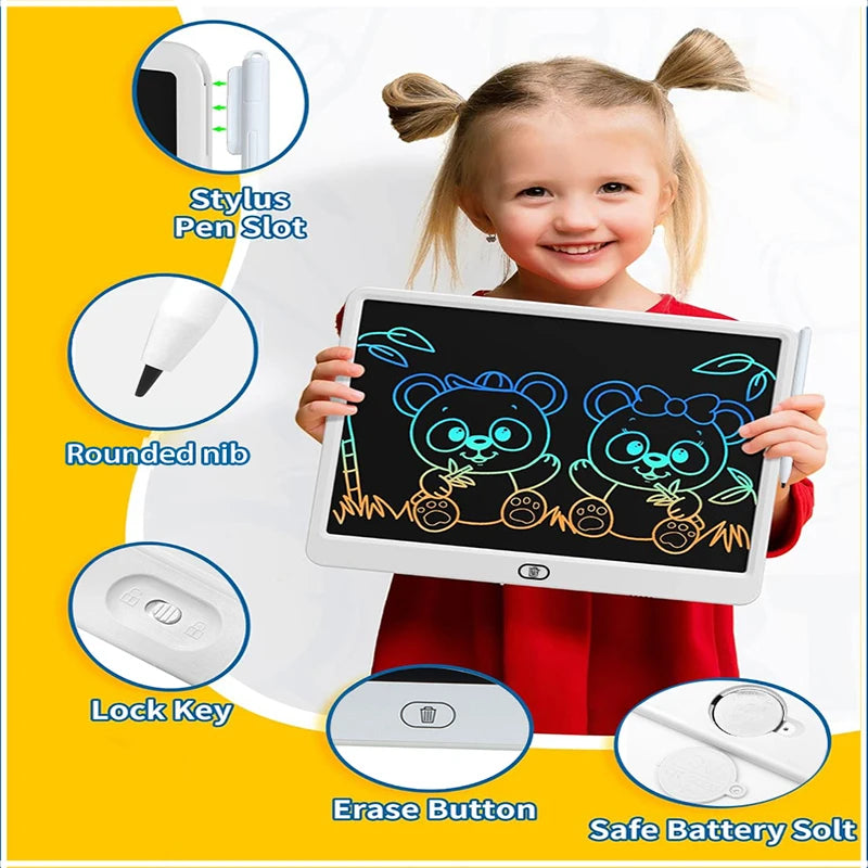 LCD Drawing & Writing Tablet for Kids