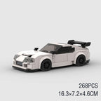 City Technical Speed World Famous Car Building Blocks Racing Fast And Furious Moc Brick Vehicle A80 Supra V2 Toys Kid