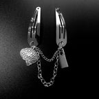 Ethnic style retro cool feeling cool and agile tassel hair clip BB clip with broken hair clip in front of the forehead, side cli