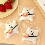 1/3 Pcs Cute Cartoon Puppy Doll Pendant Versatile Plush Doll Pendant Backpack Keychain Decorative Small Pendant
