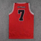 Anime Shohoku School Basketball Team Jersey 1-15 Cosplay Costume Sakuragi Hanamichi Rukawa Jersey Sports Wear Uniform Vest