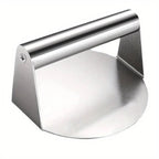 New Stainless Steel Smash Burger Press | Heavy Duty Patty Maker & Smasher Mold for BBQ, Grilling Kitchen (Non-Stick)