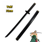 One Piece Cosplay Roronoa Zoro Katana Sword PU Trafalgar Sword Law Role Playing Yuki Samurai prop Party toy Sword 72cm