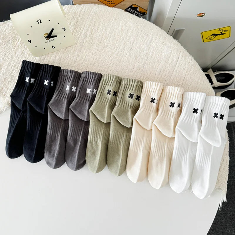 Casual Socks Ankle Socks Men's Cotton Socks Fashion Breathable Comfortable Socks