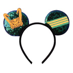 2026 Festival Party Cosplay Mouse Ears Headband 3.3" Ears Glitter Hairband For Boys Girls DIY Cartoon Hair Accessories