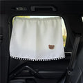 Universal Suction Cup Curtain Flower Car Window Sunshade Cover Cartoon Side Window Sunshade Uv Protection For Kid Baby Children