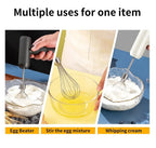1 Wireless Electric Food Mixer, Portable 3-Speed Hand Mixer, Baking Dough and Cake Cream Mixer, Kitchen Tool