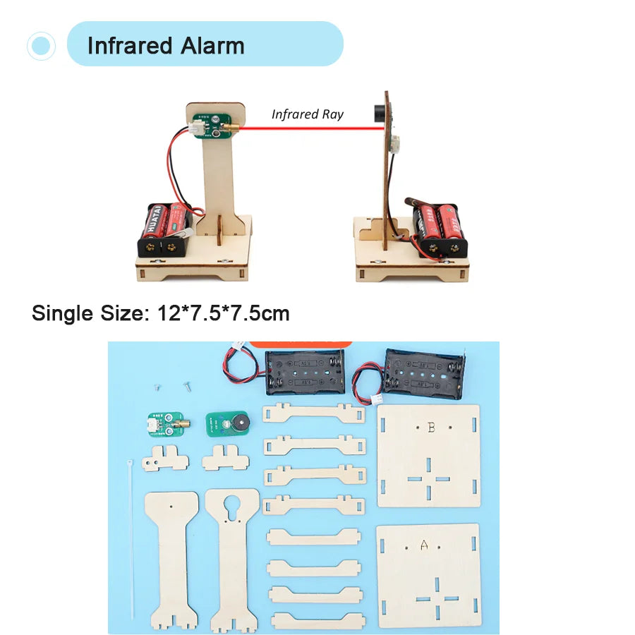 DIY Physical Model Science Experiment Educational Toy Handmade Small Production Assembly Craft Technology Project for School Kid