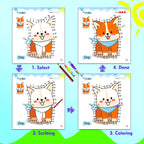 Line drawing, children's doodle books, learning numbers, early education to improve grades, fun drawing games, holiday gifts