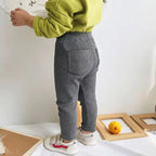 Baby Girls Boys Pants Kids High Waist Cotton Big PP Pant Spring and Autumn Girl Leggings Trousers Children Clothes 0-6 Years