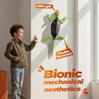 Realistic Biomimetic RC Wall Climbing Lizard Robot Toy, Remote Control Gecko that Climbs Glass & Smooth Walls for Children