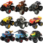 Pixar Cars Mater Lightning McQueen Jackson Storm Big Wheel Offroad Vehicle Pullback Force Cars Model Toys Birthday Gifts