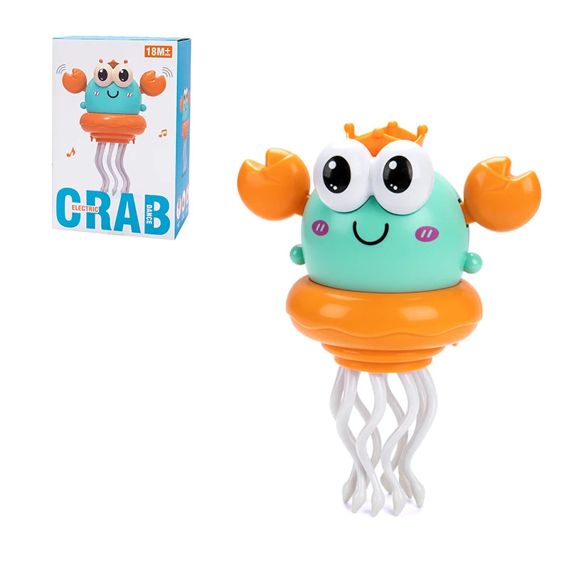 Electronic Dancing Squid Toys with Light&Music Funny Induction Lying Flat Squid Toddler Interactive Development Tummy Time Gifts
