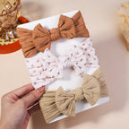 3Pcs/Lot Cable Knit Baby Headbands For Children Elastic Baby Girls Turban Kids Hair Bands Newborn Headwrap Baby Hair Accessories