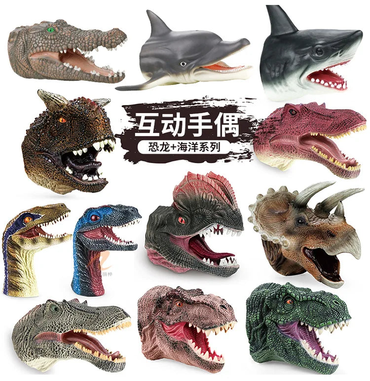 Scientific and Educational Cognitive Glove Model, Simulated Dinosaur, Children's Interactive Entertainment Hand Puppet Toy