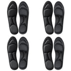 1/2/4/16Pairs 5D Massage Memory Foam Insoles For Shoes Sole Breathable Cushion Sport Running Insoles For Feet Orthopedic Insoles