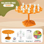 Fun Frog Balance Tree Children Math Toys Balancing Board Game Parent-child Interaction Tabletop Balance Game Toy Gift for Kids