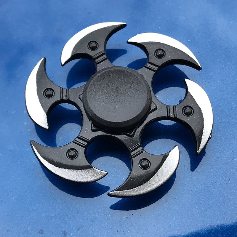 Fidget Spinner Anime Game Cartoon Fingertip Gyroscope Metal Zinc Alloy Mute Hand Spinner Smooth Electroplate Stress Relief Toys