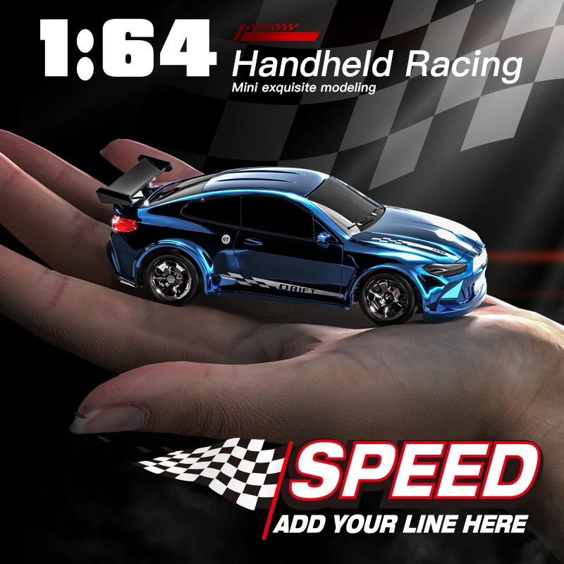 2026 New Kf20 1:64 Drift Rc Car Four-wheel remote-controlled racing car Full proportions Desk Competition Toy Boys Ideal gifts.