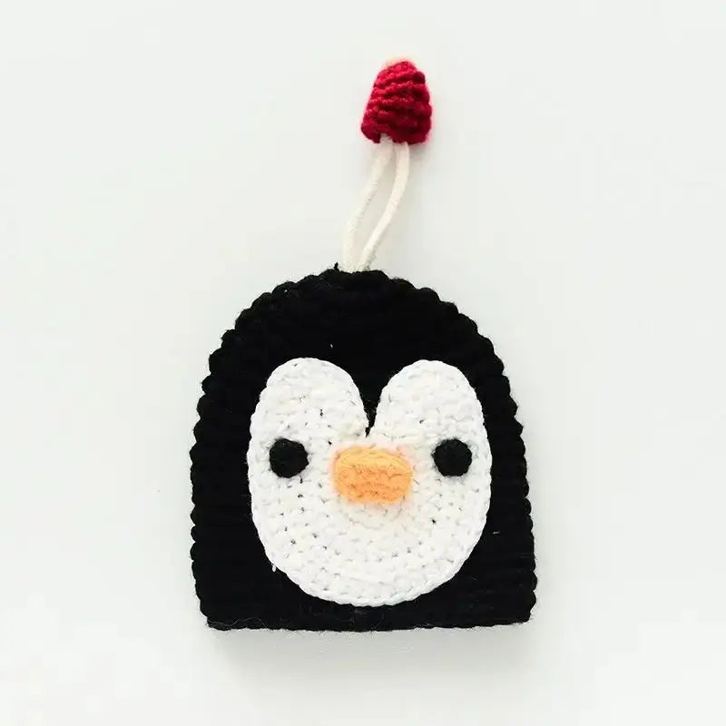 Cute Animal Doll Crochet Keychains For Keys Storage Funny Puppy Series Knitted Bag For Car Keys Holder Keyrings Custom Wholesale
