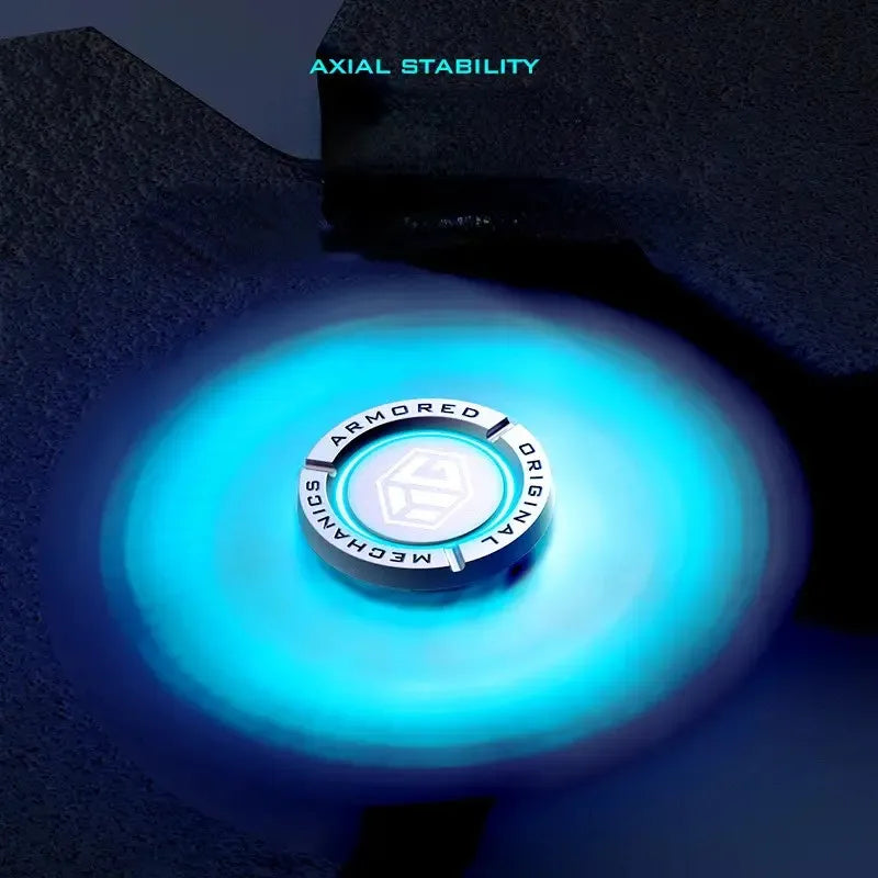 Glow. Metal EDC Fidget Spinner Fidget Toy Stress Relief Pressure Relief. Hand Toy Cool Spinning Top Adult Gift for Boys
